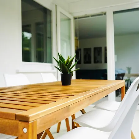Erholsames Wohnen Fuer 6 Personen-parkplatz-waschmaschine-garten Appartement *
